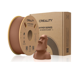 Creality hyper pla 3d printer filament, brown, temperatura printare: 200-220 grade celsius, diametru filament: 1.75mm, tensile strength: 52.99mpa, bending strenght:92.38mpa dimensiuni rola filament: diametru 200mm, inaltime 70mm, gaura centrala 56mm, vite,  Accesorii imprimare 3D | electropc.ro
