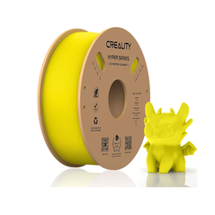 Creality hyper pla 3d printer filament, yellow, temperatura printare: 200-220 grade celsius, diametru filament: 1.75mm, tensile strength: 52.99mpa, bending strenght:92.38mpa dimensiuni rola filament: diametru 200mm, inaltime 70mm, gaura centrala 56mm, vit,  Accesorii imprimare 3D | electropc.ro