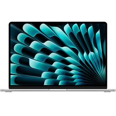 Macbook air 15.3" retina/apple m3 (cpu 8- core, gpu 10- core, neural engine 16- core)/8gb/256gb - silver - int kb (2024),  Laptopuri | electropc.ro