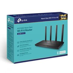 Tp-link router gigabit dual-band wi-fi 6 ax1500 archer ax17, standarde wireless: ieee 802.11ax/ac/n/a 5 ghz, ieee 802.11n/b/g 2.4 ghz, viteza: 5 ghz: 1201 mbps, 2.4 ghz: 300 mbps, 4 antene fixe, interfata: 1× port wan gigabit, 3× porturi lan gigabit, dime,  Routere Wireless | electropc.ro