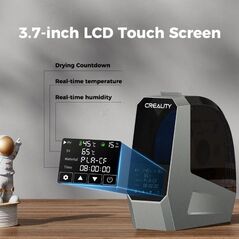 Creality 3d space pi filament dryer, dimensiuni: 300x200x100mm, 145w, control temperatura : 45°c-70°c, durata incalzire: 0-48h, diametru filament compatibil: 1.75mm/2.85mm.recomandat pentru: pla, tpu, pp, abs, asa, petg, pc, pet, pla-cf, petg-cf, pa-cf, t,  Accesorii imprimare 3D | electropc.ro