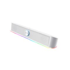 Soundbar trust gxt 619w thorne, putere maxima iesire 12w, freccventa raspuns 150 hz - 20.000 hz, impendata difuzor 4 ohm, cu iluminare, alb,  Sisteme audio | electropc.ro