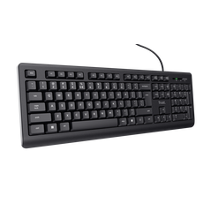Tastatura cu fir trust, negru,  Tastaturi | electropc.ro