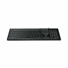 Tastatura genius usb, multimedia, 104 taste + 12 taste multimedia, negru,  Tastaturi | electropc.ro