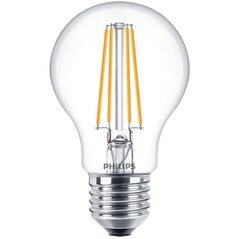 3 becuri led philips classic a60, e27, 7w (60w), 806 lm, lumina calda (2700k), cu filament,  Becuri si Tuburi LED | electropc.ro