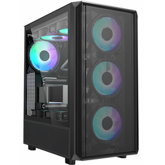 Carcasa gaming serioux vanguard, tip middle tower, capac superior cu filtru magnetic de praf, panoul lateral: sticla securizata, sasiu: spcc 0.5t, usb2.0x2+hd audio, usb 3.0 x1, porturi rezervate pentru ventilator:, față: 3 x ventilatoare fix de 120mm(inc,  Carcase | electropc.ro