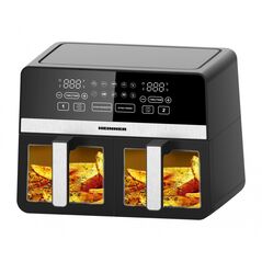 Friteuza dubla cu aer cald heinner simcook haf-k10db24bk,  Friteuze | electropc.ro