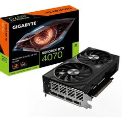 Placa video gigabyte geforce rtx 4070 windforce 2x oc v2 12gb gddr6 192-bit dlss 3.0,  Placi video | electropc.ro