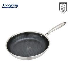Tigaie inox in 3 straturi 24x4.5 cm, titanium3, cooking by heinner,  Tigai si seturi | electropc.ro