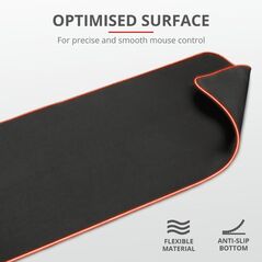 Mouse pad trust gxt 764 glide-flex flexible rgb, xxl, negru,  Mousepad | electropc.ro
