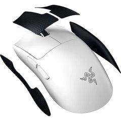 Mouse razer viper v3 pro, conectivitate razer hyperspeed wireless si prin fir, durata de viata baterie pana la 95 ore la 1000 hz, pana la 62 ore la 2000 hz, pana la 40 ore la  4000 hz, pana la 17 ore la 8000 hz, alb,  Mouse | electropc.ro