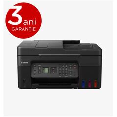 "multifunctional inkjet color ciss canon pixma g4470 , dimensiune a4(printare, copiere, scanare, fax), viteza imprimare 11ipm alb-negru, 6ipm color,rezolutie printare 4800x1200 dpi, imprimare fara margini, alimentarehartie 100 coli, adf 35 coli, scanner c,  Multifunctionale Inkjet | electropc.ro