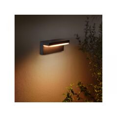Aplica led rgb pentru exterior philips hue nyro, 13.5w (42w), 1000 lm, lumina alba si color (2000-6500k), ip44,88x254x101mm, negru,  Aplice de exterior | electropc.ro