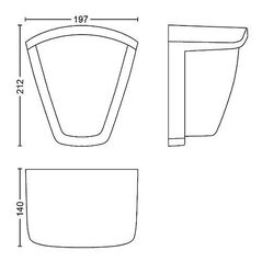 Aplica pentru exterior philips kiskadee, 1xe27, max 42w, ip44, 140x197x212mm, antracit,  Aplice de exterior | electropc.ro