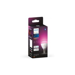 Bec led rgb inteligent philips hue p45, bluetooth, e14, 5.1w, 470 lm, lumina alba si color (2000-6500k),  Becuri si Tuburi LED | electropc.ro