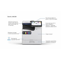 Epson multifunctional color inkjet a4 am-c400, (print, scan, copy) tehnologie durabrite™ ultra, duplex automat, viteza printare: 40ppm mono si color, volum maxim lunar: 384.000 pagini, viteza scanare: 50ipm, scanare catre email, ftp, retea, usb, formate i,  Multifunctionale Inkjet | electropc.ro