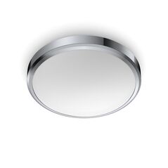 Plafoniera led philips doris cl257, 17w, 1700 lm, lumina neutra (4000k), ip44, 31.3cm, crom,  Lampi de interior | electropc.ro