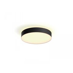Plafoniera led philips hue enrave, bluetooth, 19.2w, 2450 lm, lumina alba (2200-6500k), ip20, 38.1cm, negru, intrerupator cu variator inclus,  Lampi de interior | electropc.ro