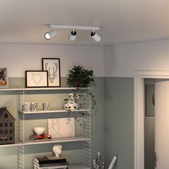 Spot led philips myliving paisley, 3xgu10, 5.5w, ip20, metal, alb,  Lampi de interior | electropc.ro