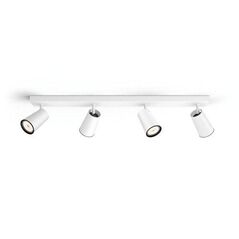 Spot led philips myliving paisley, 4xgu10, 5.5w, ip20, metal, alb,  Lampi de interior | electropc.ro