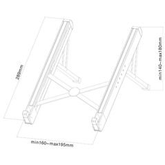 Stand racire laptop neomounts by newstar nsls010,  Stand & Cooling pad | electropc.ro