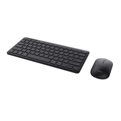 Trust kit wireless keyboard+mouse lyra, mouse optic, rezolutie maxima 1200 dpi, conectivitate wireless, intefata usb-c, usb-a, negru,  Kit mouse tastatura | electropc.ro