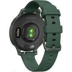 Ceas garmin lily 2 active, display amoled, dimensiune afisaj 25,4 mm x 21,3 mm,rezolutie afisaj 240 x 201 pixeli, memorie 8gb, autonomie pana la 9 zile, rezistanta la apa pana la 5 atm, greutate: 24,4g, ramă jasper green şi curea jasper green din silicon,  SmartWatch-uri | electropc.ro