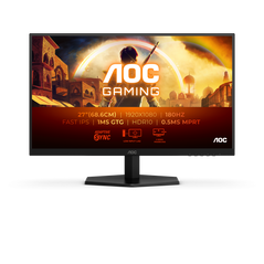 Monitor aoc 27" 27g42e, diagonal (inch): 27, diagonal (cm): 69, aspect ratio: 16:9, panel: ips, resolution: 1920x1080, refresh rate: 180hz, response time gtg: 1ms, response time mprt: 0.5ms, brightness (max): 300 cd/m², contrast (static) : 1000:1, contras,  Monitoare LED | electropc.ro