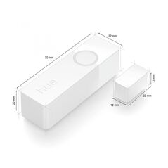 Senzor de contact philips hue secure, zigbee, automatizare lumini, montare usi/ferestre, ip20, 70x22x20mm, alb, baterie cr2,  Accesorii iluminat de interior | electropc.ro