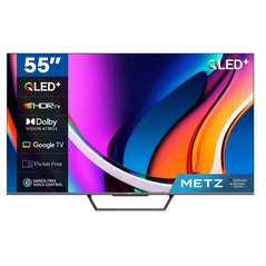 Televizor metz qled 55mqe7600y, 139 cm, smart google tv, 4k ultra hd, clasa f (brand german),  Televizoare | electropc.ro