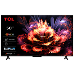 Televizor tcl led 50v6c, 126 cm, smart google tv, 4k ultra hd, (model 2025),  Televizoare | electropc.ro
