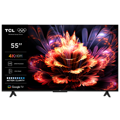 Televizor tcl led 55v6c, 139 cm, smart google tv, 4k ultra hd, (model 2025),  Televizoare | electropc.ro