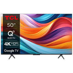 Televizor tcl qled 50qled780 tv 127cm (50"), 4k, smart tv, negru,  Televizoare | electropc.ro