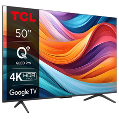 Televizor tcl qled 50qled780 tv 127cm (50"), 4k, smart tv, negru,  Televizoare | electropc.ro