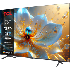 Televizor tcl qled 75t8c, 189 cm, smart google tv, 4k ultra hd, (model 2025),  Televizoare | electropc.ro