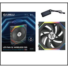 Ventilator carcasa lian li uni sl wireless 120mm rgb, viteza 0.400-2000 rpm +/- 10%, airflow: 108.82 cfm, presiune statica: 2.44 mm-h2o, nivel de zgomot 28.5 dba,  Ventilatoare carcasa | electropc.ro