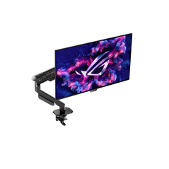 Asus aas01 – rog ergo arm. mounting: clamp, maximum weight capacity: 11.5 kg, maximum screen size: 86.4 cm (34"), minimum vesa mount: 100 x 100 mm, maximum vesa mount: 100 x 100 mm. height adjustment, swivel angle range: -90 - 90°, tilt angle range: -25 -,  Accesorii smart TV | electropc.ro