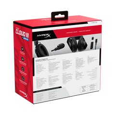 Casti gaming hyperx cloud iii s black, autonomie pana la 120 ore, timp incarcare 5 ore, dts headphone:x spatial audio, drivere 53mm, microfon detasabil cu metal mesh, noise cancelling si indicator led, jack 3,5mm/usb-c/usb-a, cupe cu spuma cu memorie, mul,  Casti audio | electropc.ro