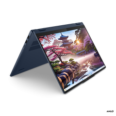 Laptop lenovo ideapad 5 2-in-1 16akp10, 16" wuxga (1920x1200) ips 300nits glossy, 45% ntsc, 60hz, tÜv low blue light, glass, touch, amd ryzen™ ai 7 350 (8c / 16t, 2.0 / 5.0ghz, 8mb l2 / 16mb l3), video integrated amd radeon™ 860m graphics, ram 1x 16gb sol,  Laptopuri | electropc.ro