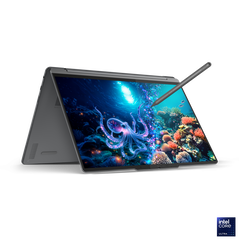 Laptop lenovo yoga 9 2-in-1 14ill10, 14" 2.8k wqxga+ (2880x1800) oled 1100nits (peak) / 500nits (typical) glossy / anti-fingerprint, 100% dci- p3, 120hz, eyesafe®, dolby vision®, displayhdr™ true black 1000, glass, touch, intel® core™ ultra 7 258v, 8c (4p,  Laptopuri | electropc.ro