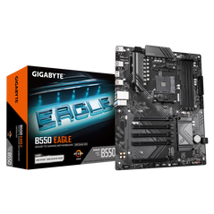 Placa de baza gigabyte b550 eagle am4, 4x ddr4, 1x hdmi, 1x pcie 4.0 x16 4x pcie 3.0 x16, 2x m.2, 4x sata 6gb/s, atx,  Placi de baza | electropc.ro
