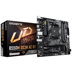 Placa de baza gigabyte b550m ds3h ac r2 am4, 4x ddr4, 1x dp 1x hdmi, 1x pcie 4.0 x16 1x pcie 3.0 x16 1x pcie 3.0 x1, 2x m.2, 4x sata 6gb/s, matx,  Placi de baza | electropc.ro