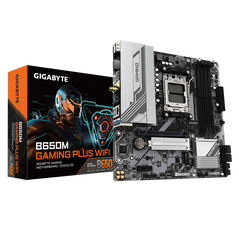 Placa de baza gigabyte b650m gaming plus wifi am5, 4x ddr5, 2x dp 1x hdmi, 1x pcie 4.0 x16 1x pcie 3.0 x1, 2x m.2, 4x sata 6gb/s, matx,  Placi de baza | electropc.ro