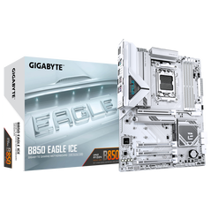 Placa de baza gigabyte b850 eagle ice am5, 4x ddr5, 1x dp 1x hdmi, 1x pcie 5.0 x16 1x pcie 4.0 x16 2x pcie 3.0 x16, 3x m.2, 4x sata 6gb/s, atx,  Placi de baza | electropc.ro