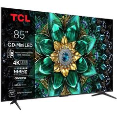 Televizor tcl mini led 85q6c, 215 cm, smart google tv, 4k ultra hd, (model 2025),  Televizoare | electropc.ro