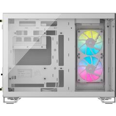 Carcasa corsair icue link 2500x micro atx dual chamber alb,  Carcase | electropc.ro