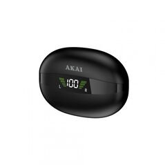 Casti akai bte-j350 wireless, bluetooth 5.3, putere intrare incarcare 5v 250ma, răspuns în frecvență: 20hz ~ 20khz, negru,  Casti audio | electropc.ro