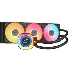 Cooler procesor corsair icue link titan 360 rx lcd negru,  Ventilatoare carcasa | electropc.ro