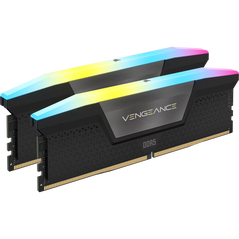 Corsair vengeance rgb ddr5 48gb (2 x 24gb) ddr5 6000 cl30-36-36-76 1.40v intel xmp & amd expo - grey,  Memorii RAM Desktop | electropc.ro