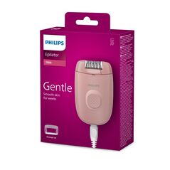 Epilator cu fir philips seria 2000 bre227/00, 1 viteza, 2 accesorii, retea, corai, l x a x i (mm) 110x40x145,  Epilatoare | electropc.ro